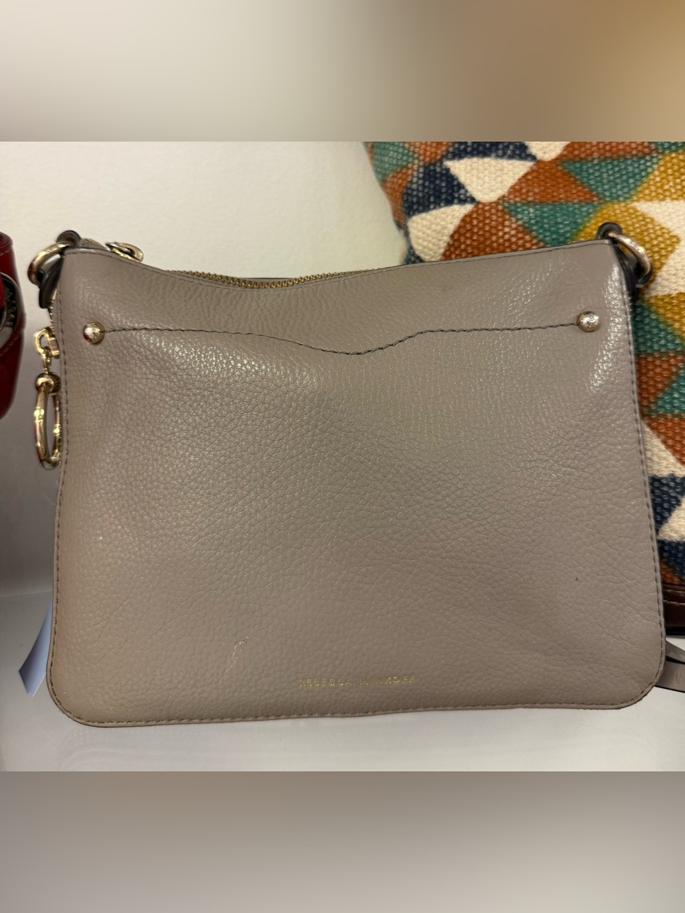 Rebecca Minkoff Jody Expandable Crossbody Bag Greige taupe